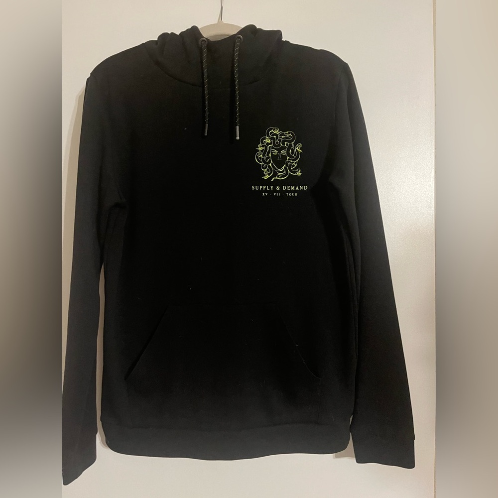 Supply & Demand black Medusa hoodie